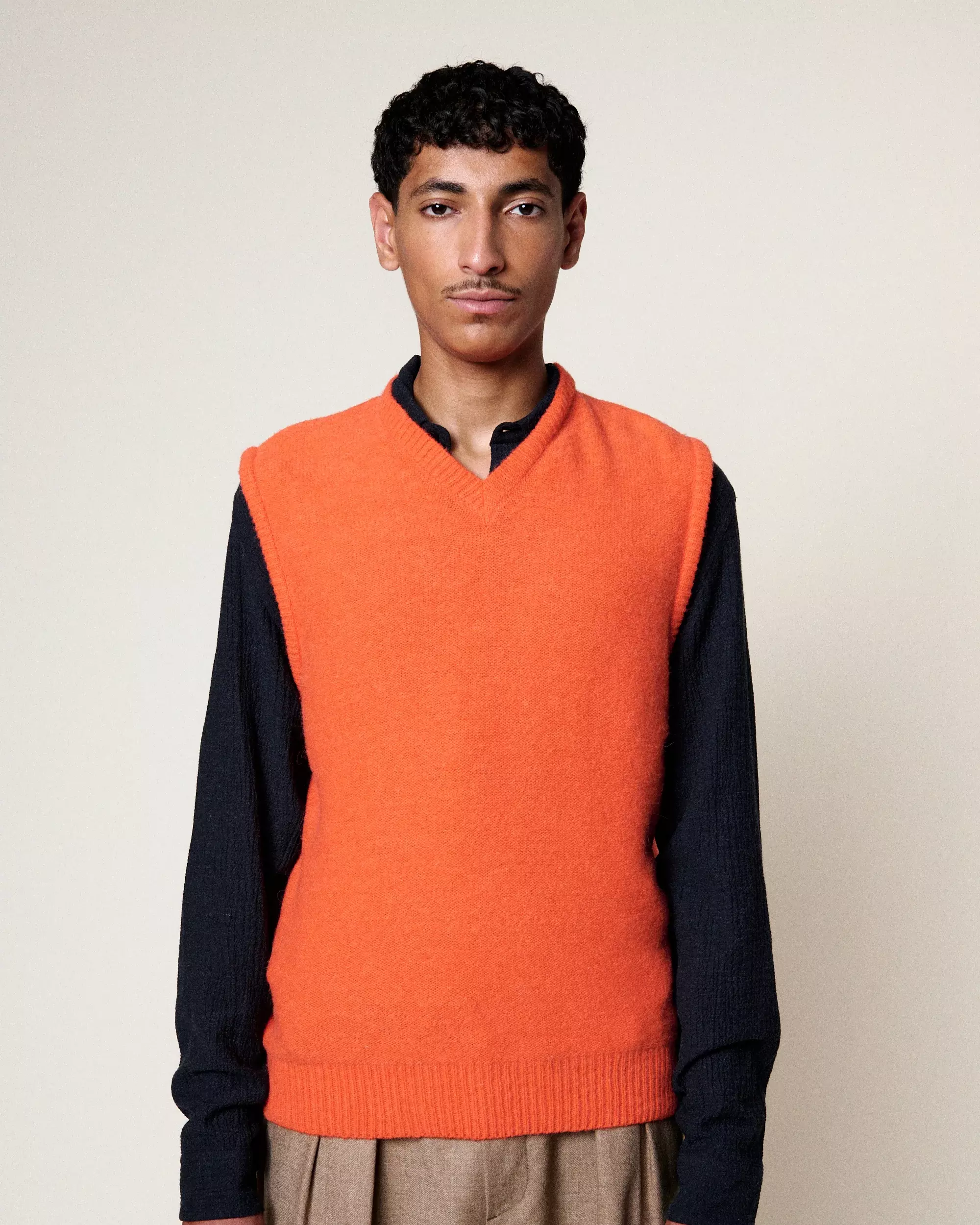 Homecore Baby Firas Bright Orange Pullunder Herren orange